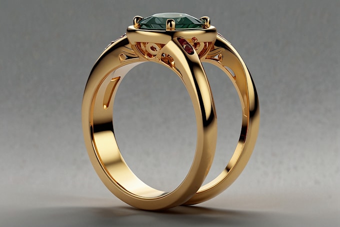 design custom 3d ring jewelry for printing, casting and production