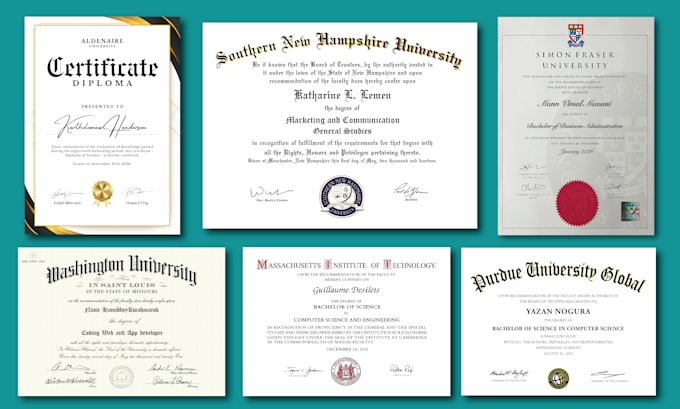 Design custom diploma certificates, degree, or award certificates by ...