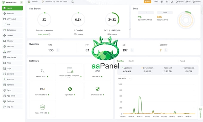 set up and deploy your website on coolify or aapanel