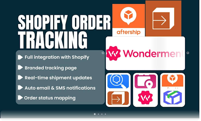 setup shopify order tracking parcel panel tracktor wonderment aftership track123