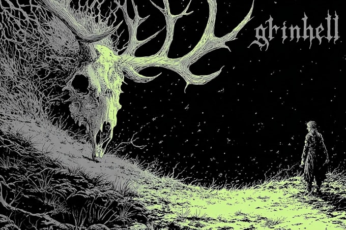 draw dark art illustration