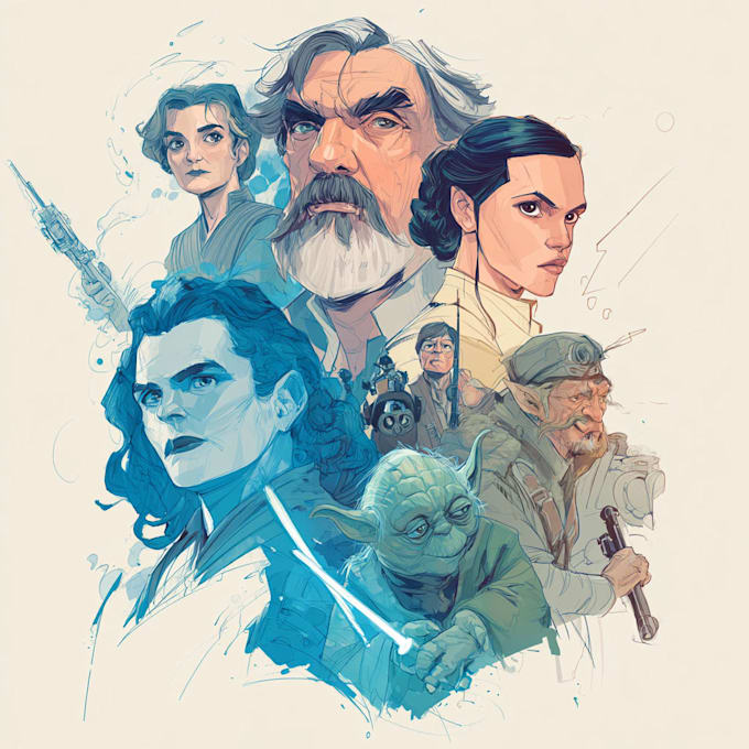 create sci fi and star wars character