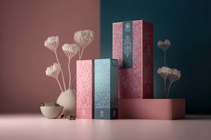 illustrate box packaging and product packaging box design