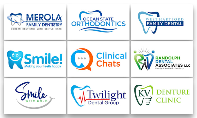 design premium dental logo and brand identity