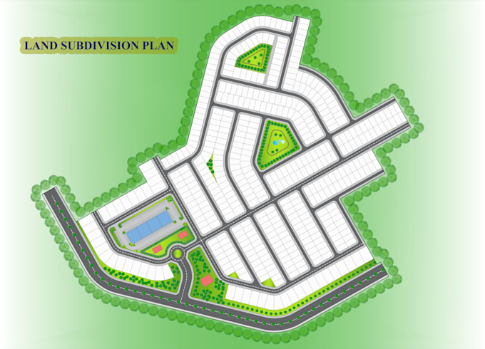 design a land subdivision layout