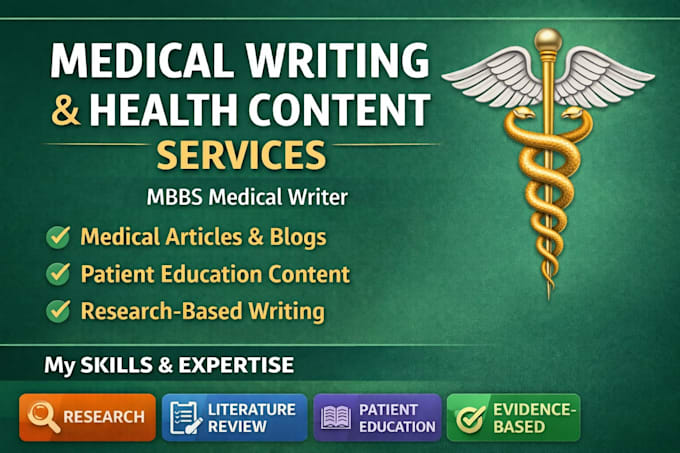 write clear, evidence based medical content
