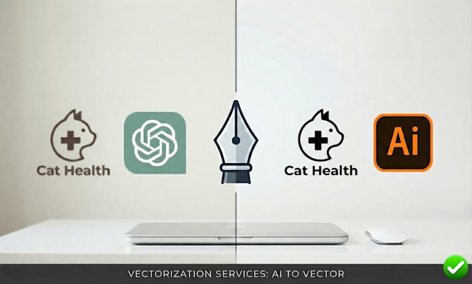 vectorize your ai generated logo into a high quality file