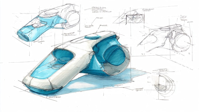 sketch a product design idea