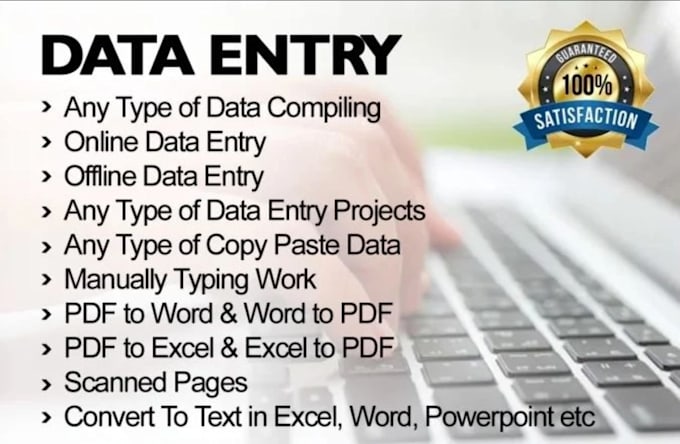 do fast and accurate data entry work