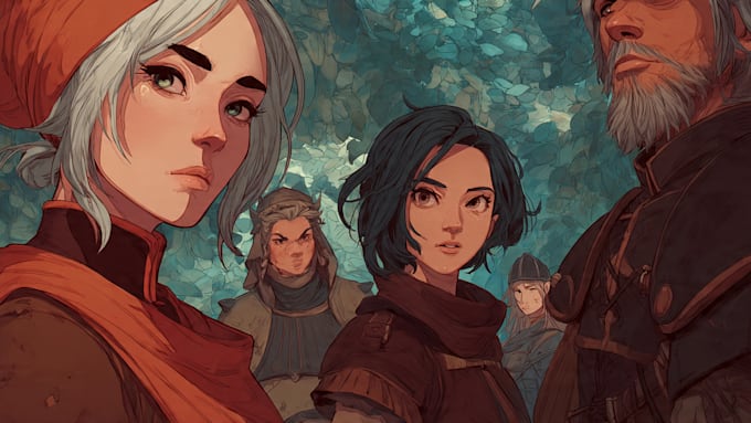 create amazing dnd character commission art