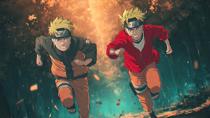 draw you in naruto or boruto style