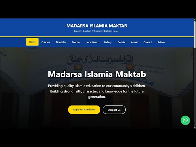 build lms system with admin panel