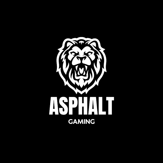 design a powerful lion mascot logo with bold character