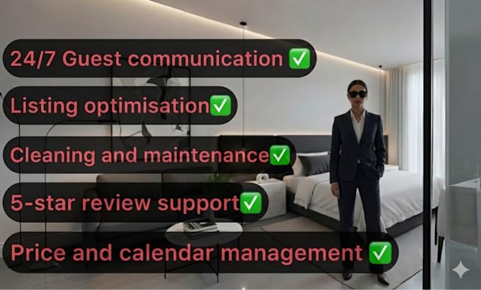 be your virtual assistant or co host for airbnb