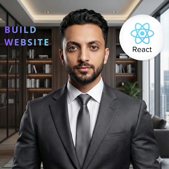 build a react  website