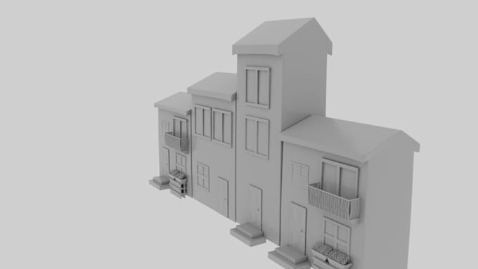 3d render view of enviroment