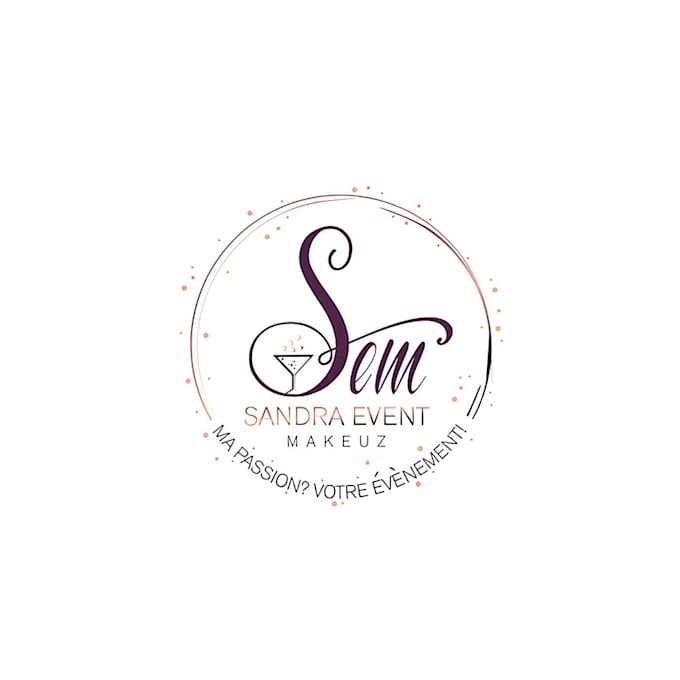 create a modern wedding monogram with elegant initials