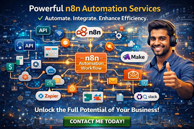 create ai powered automation using openai, n8n, and make