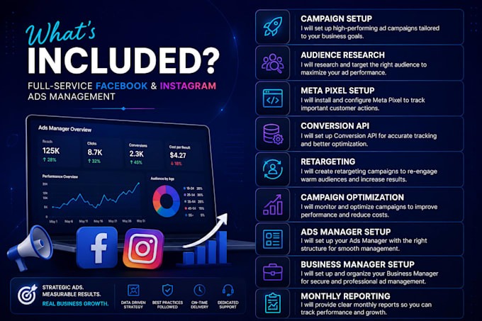 setup and optimize facebook and instagram ads