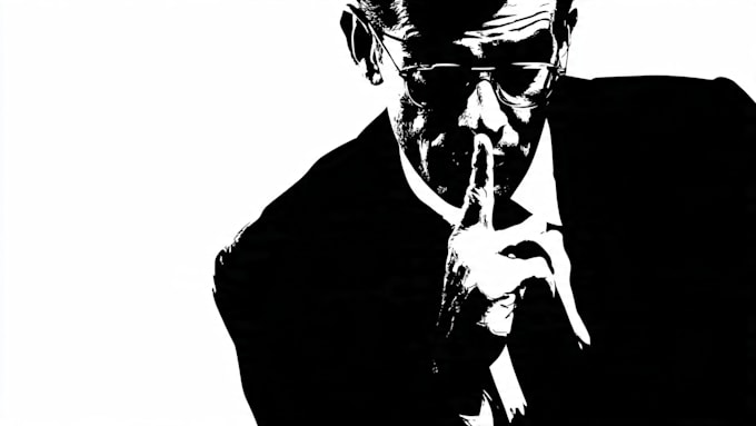 manually create a clean vector stencil or silhouette art