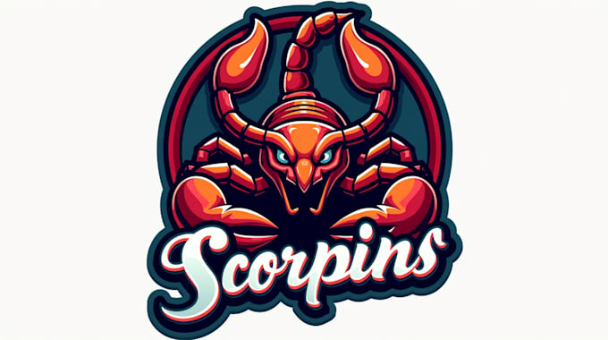design high quality scorpion logo