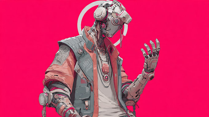 create cyberpunk and retro aesthetic characters