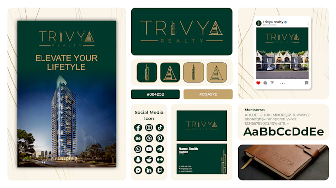 design a timeless logo with full brand guidelines and assets