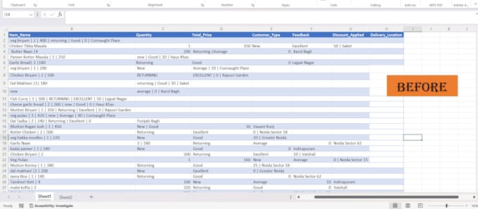 clean, remove duplicates and fix errors in microsoft excel