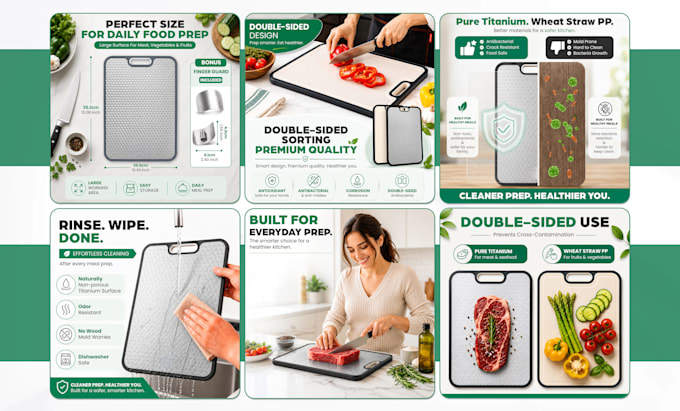 design amazon listing images, product infographics, image editing