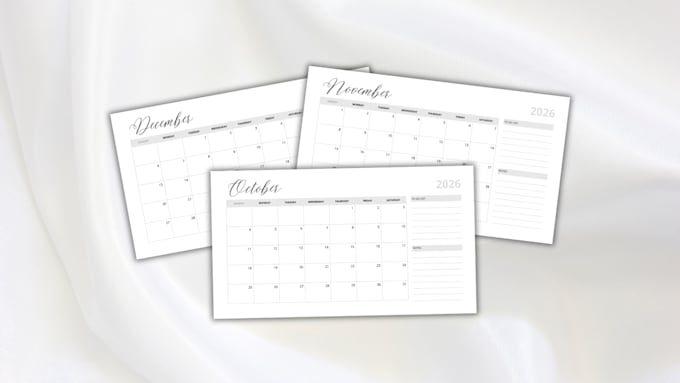 design a personalized 2026 calendar for you