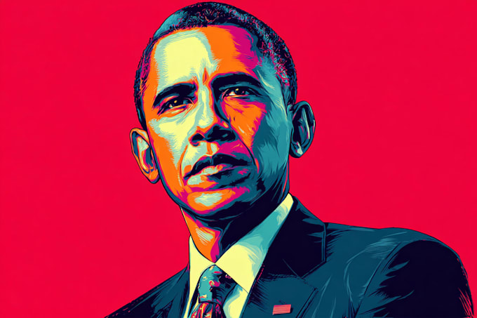 create obama hope style personal for posters, tshirt, etc