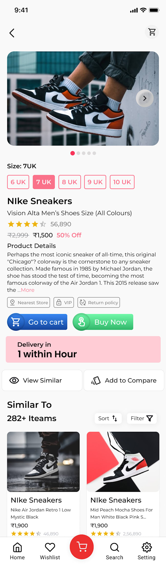build a full featured react native ecommerce app
