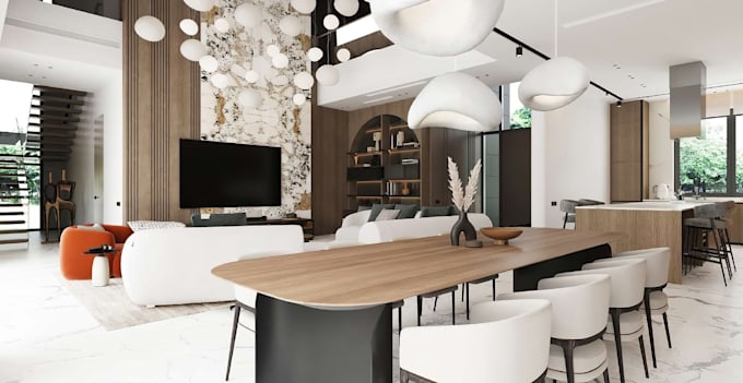 Renovate modern luxury apartment, ensuite bedroom design, interior cgi ...