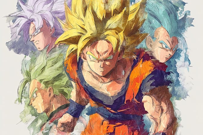 draw your dragon ball z character