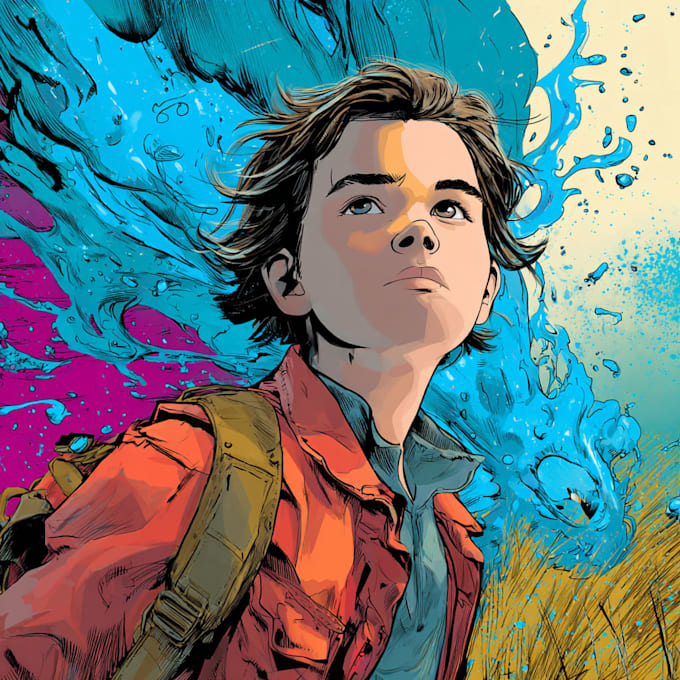 create comic book and custom illustration