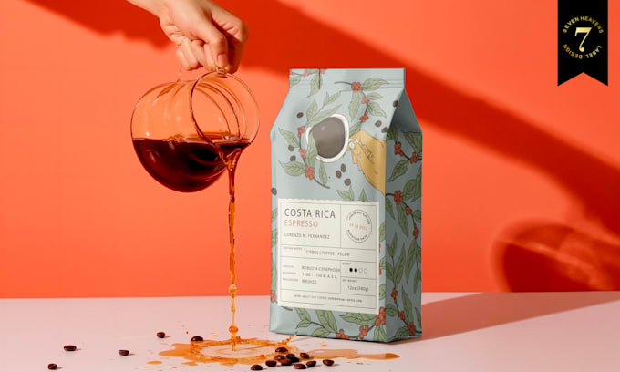 do custom product label and packaging label design