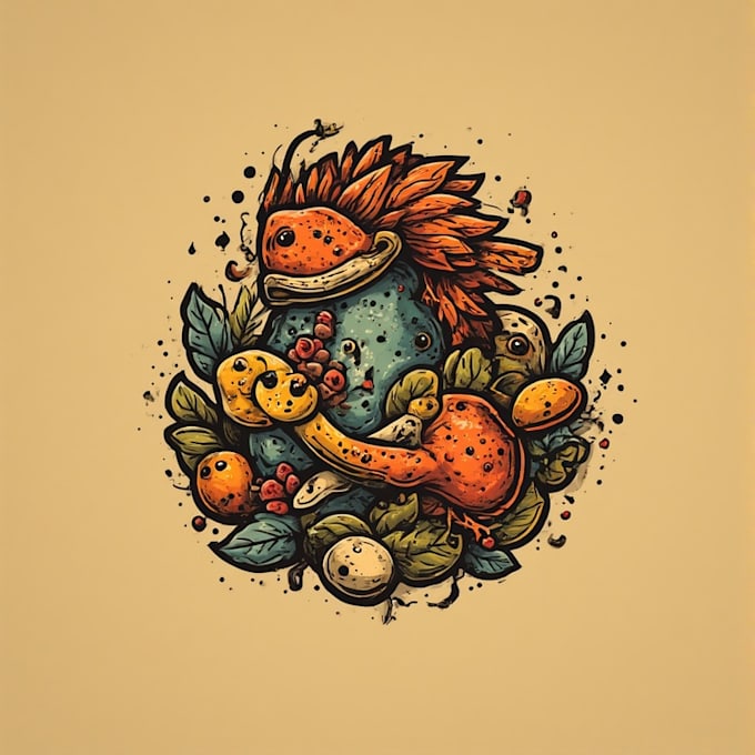design a cartoon logo character