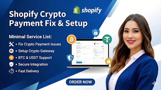 fix or setup crypto payment gateway on shopify