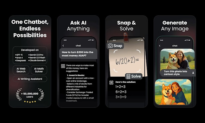 design impactfull app screenshots for play store and app store