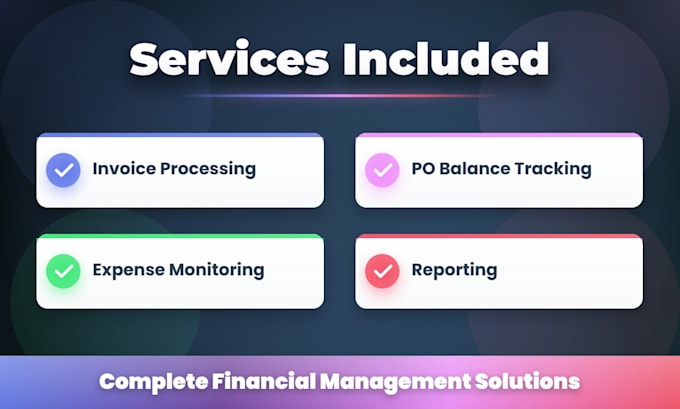 do invoice processing, po tracking and reporting accurately