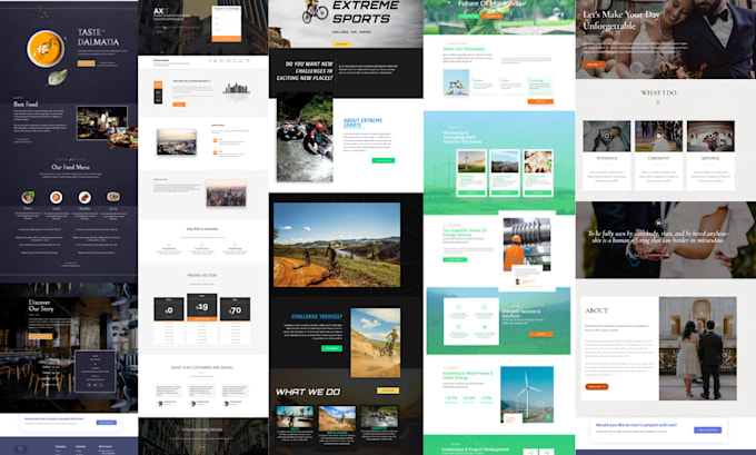 convert PSD, figma, xd to wordpress responsive website design