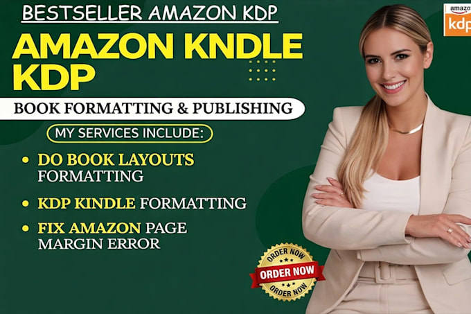 do book layouts formatting KDP kindle formatting fix amazon page margin error