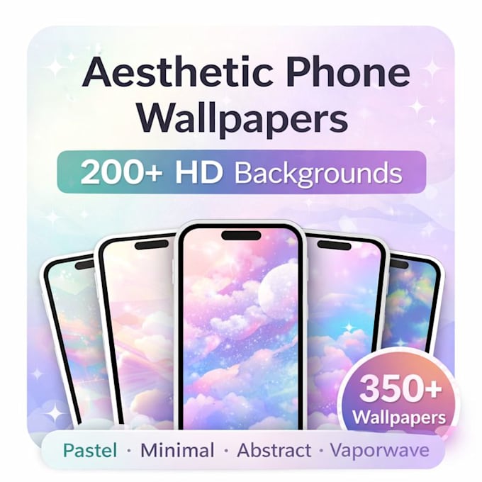 aesthetic phone wallpapers pack