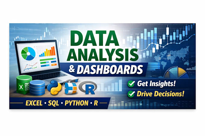 do data analysis, excel dashboard, python data analysis and visualization