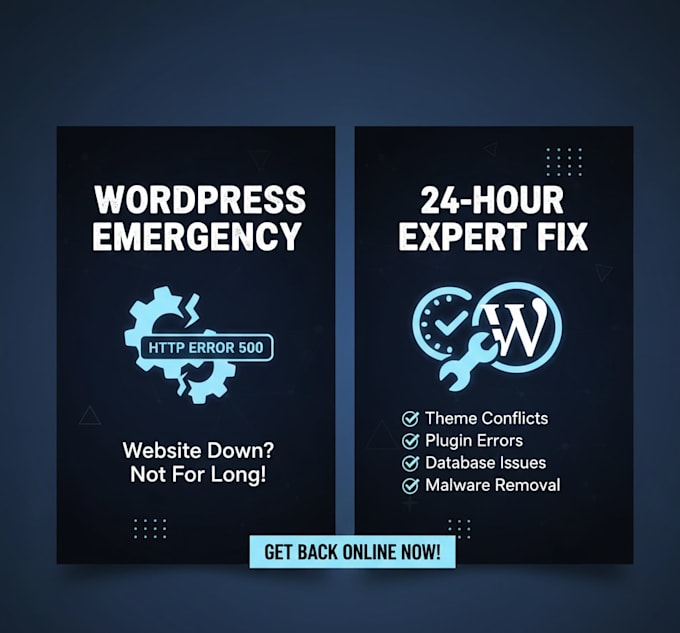 professionally fix wordpress errors, bugs, website issues