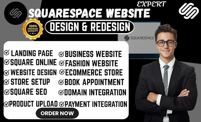 build square online store squarespace website business website customization