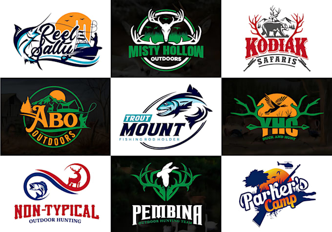 create a awesome hunting logo