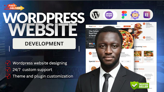 customize wordpress website with divi theme, wpbakery, elementor website