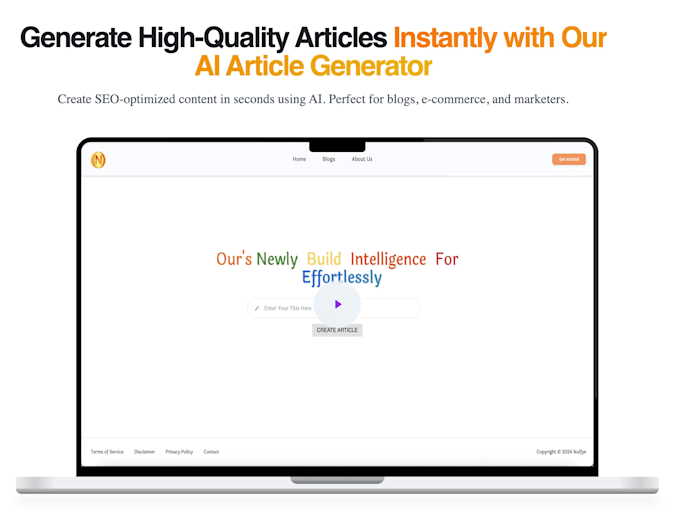 design and develop a high performance react frontend UI