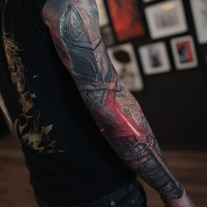 do unique customized realism tattoo design